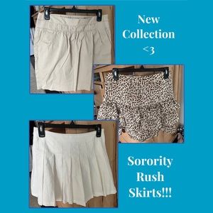 New Skirts - Perfect for this Upcoming College Season !!! Or for Anything <3